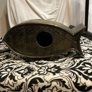 Metal/ Wooden Fish Decor